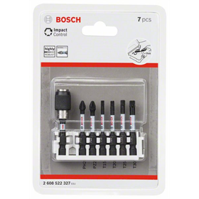 7- delige  schroefbitset   Impact Control Bosch 2608522327