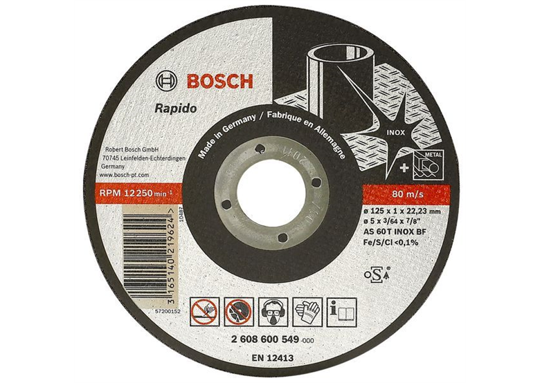 Doorslijpschijf recht Expert for Inox Bosch 2608600095