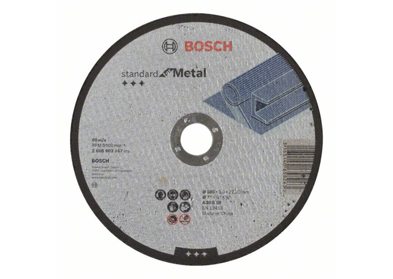 Doorslijpschijf recht Standard for Metal Bosch 2608603167