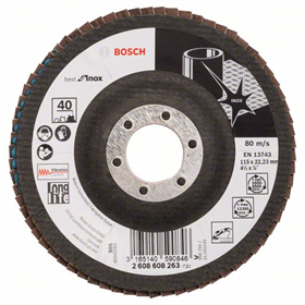 Lamellenschuurschijf X581, Best for Inox Bosch 2608608263