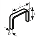 Niet met fijne draad type 53 Bosch 2609200211