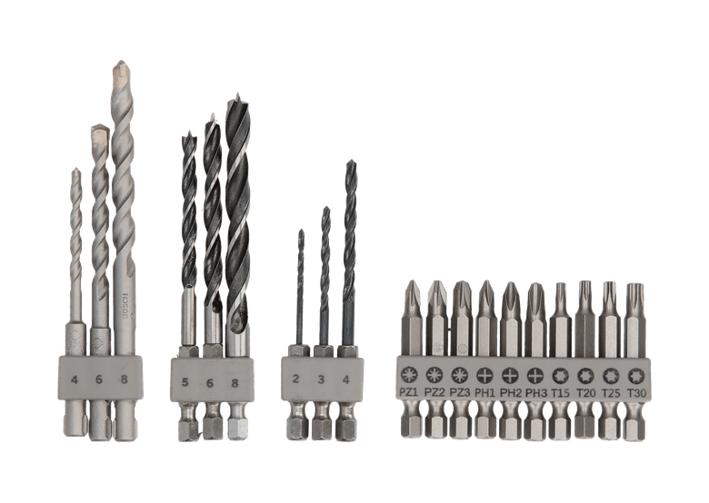 Gemengde set voor Uneo 19-delig Bosch 2609256989