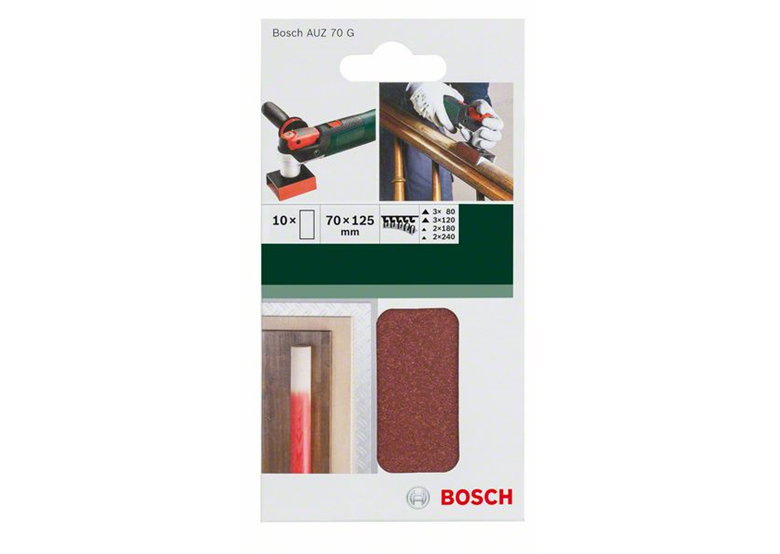 Schuurpapier 70x125mm, 10st. Bosch 2609256D33