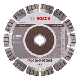 Diamantdoorslijpschijf 180mm Bosch Best for Abrasive