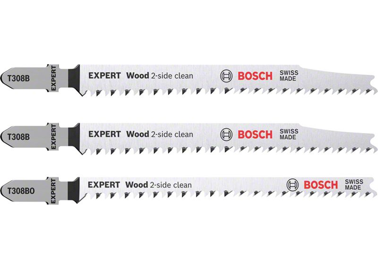 Decoupeerzaagbladenset  3st. voor T308B/BO Bosch EXPERT Wood 2-side clean