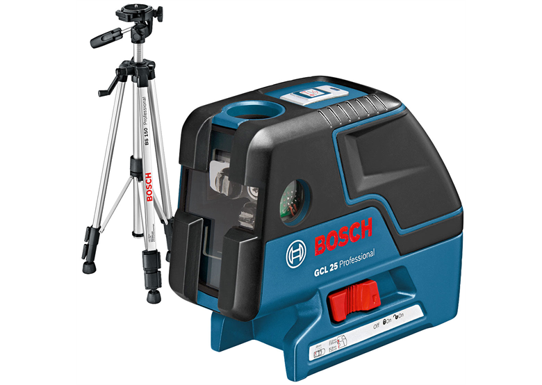 Combilaser met Puntlaser en Lijnlaser Bosch GCL 25 + BS 150