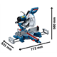 Afkort/verstekzaag Bosch GCM 254 D