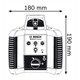 Rotatielaser Bosch GRL 300 HV + LR1 + RC1 + WM4