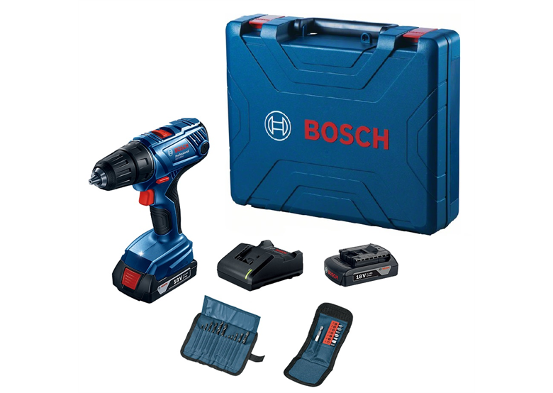 Boor-schroefmachine met accessoireset Bosch GSR 180-LI