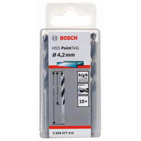 Boor 4,2mm (10st.) Bosch HSS PointTeQ