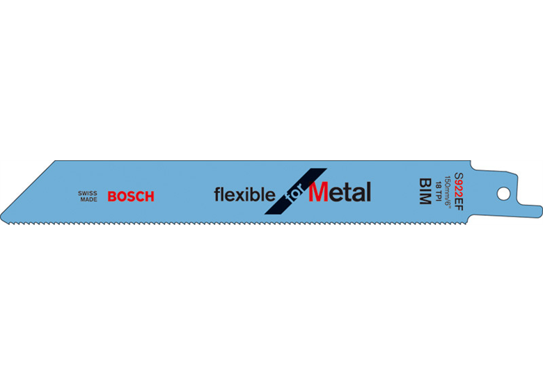 Zaagblad voor reciprozaag Flexible for Metal Bosch S 922 EF