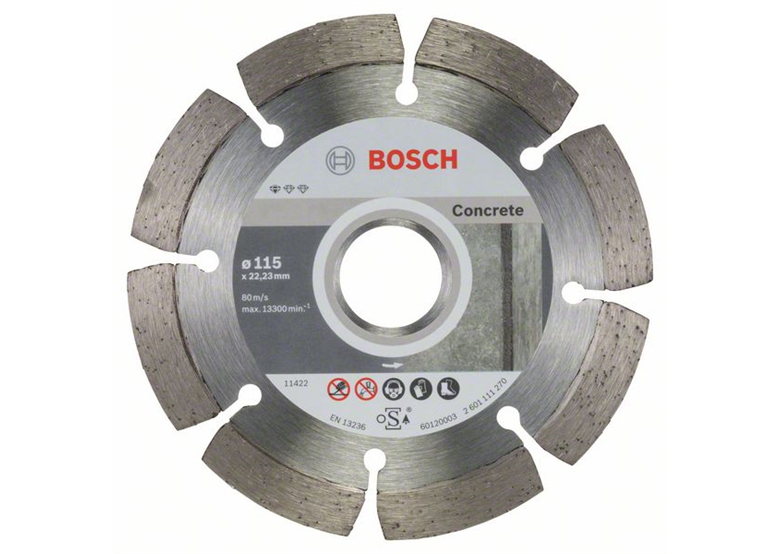 Diamantdoorslijpschijf 115mm Bosch Standard for Concrete