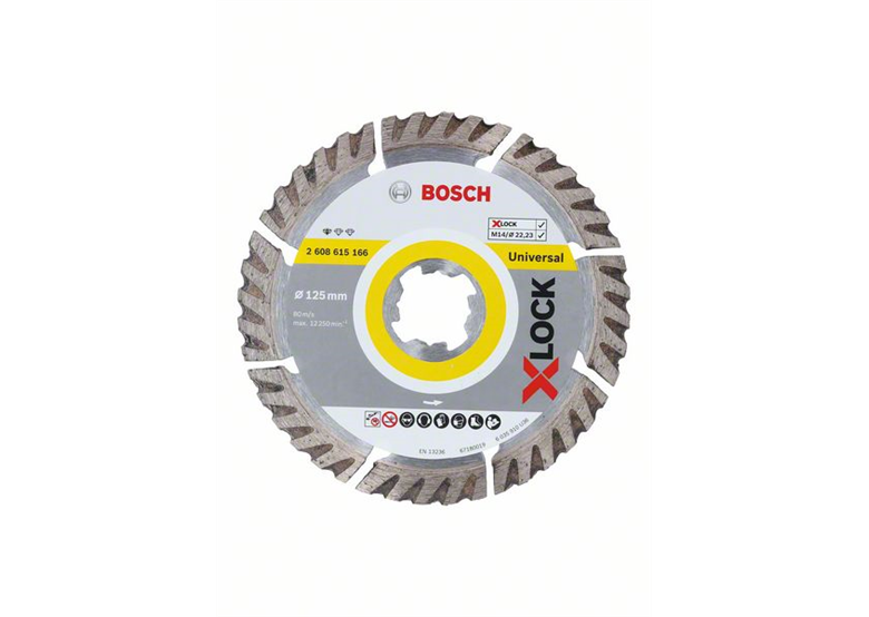 Diamantschijf X-Lock 125mm Bosch Standard for Universal