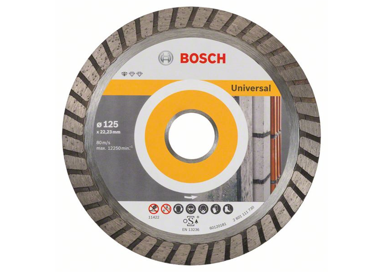 Diamantdoorslijpschijf 125mm Bosch Standard for Universal Turbo