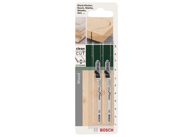 Zaagbladen (2 st.) Bosch T 101 AO