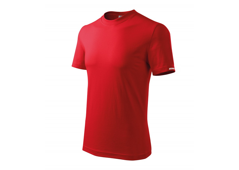 Heren T-shirt L, rood, 100% katoen Dedra BH5TC-L