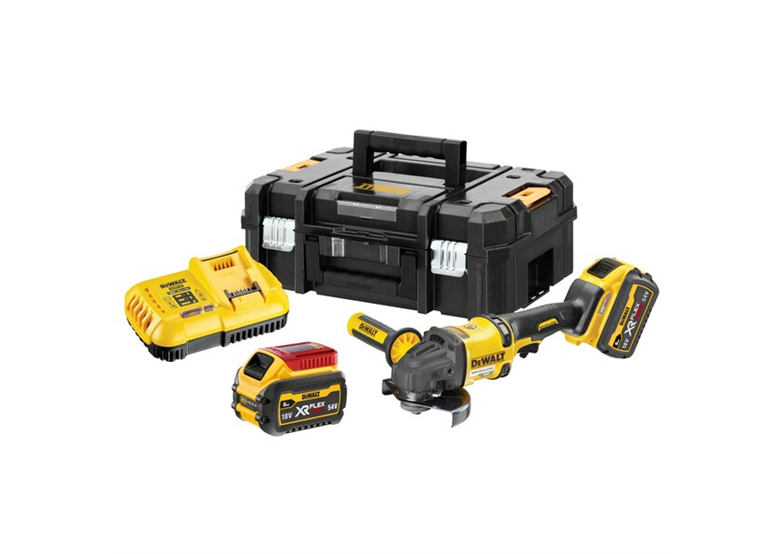 Haakse slijper DeWalt FLEXVOLT DCG418T2 2x6,0Ah TSTAK II