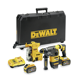 Boorhamer met zuigmodule DeWalt FLEXVOLT DCH335X2