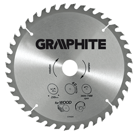 Circelzaagblad 160x30mm T24 Graphite 57H658