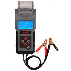 Batterijtester - digitaal met printer 12V  Ideal BDT4000