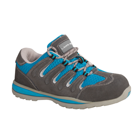 Werkschoenen/dames, suède/mesh-stof, grijs-blauw, s1 sra, 36, ce Lahti Pro L3040636