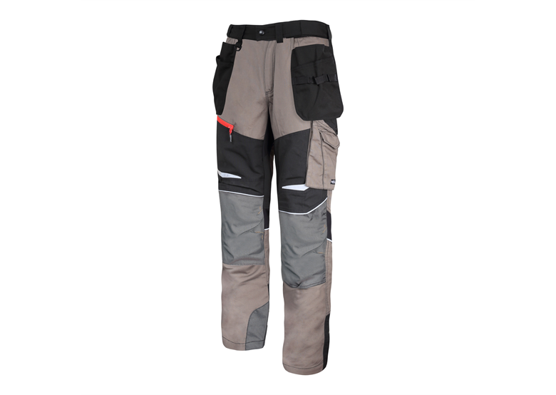 Werkbroek kaki met stretch inzetstukken M Lahti Pro L4050902