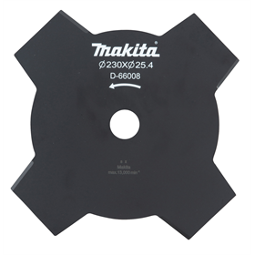 Snijblad 230x25,4x1,9mm 4-tands Makita D-66008