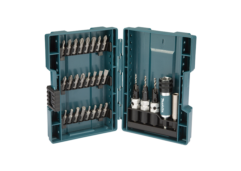 Boren en bitset met verzinkboor, 29 stuks. Makita D-73477