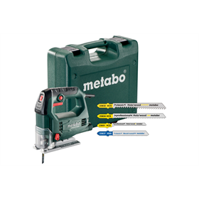 Decoupeerzaag met 20 zaagbladen Metabo STEB 65 Quick Set