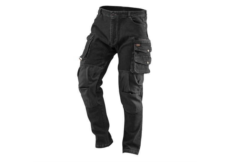 Werkbroek DENIM, zwart, maat L Neo 81-236-L