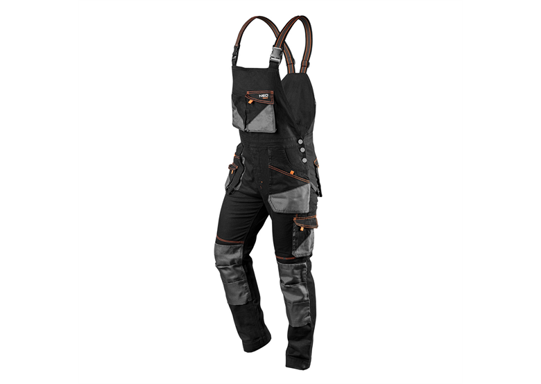 Werkbroek met bretels HD Slim, maat L Neo 81-248-L