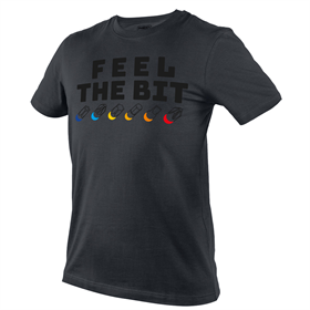 T-shirt ,bedrukt FEEL THE BIT, maat M Neo 81-641-M