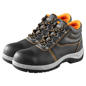 Leren werkschoenen S1 SRC, stalen neus, maat 39 Neo 82-165-39