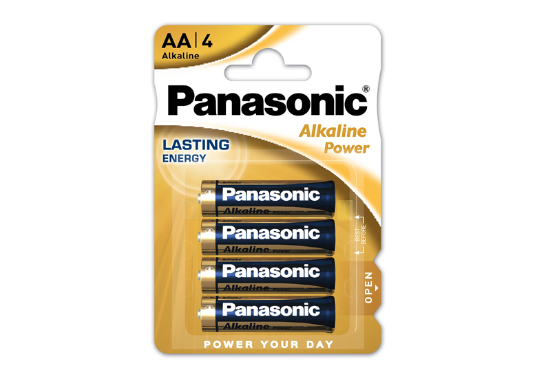 Alkaline batterij AA/AM 3, 4 st. Panasonic ALKALINE