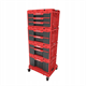 Doos met lade Qbrick System ONE DRAWER 1 TOOLBOX 2.0 Red Ultra HD Custom