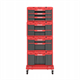 Doos met lade Qbrick System ONE DRAWER 1 TOOLBOX 2.0 Red Ultra HD Custom