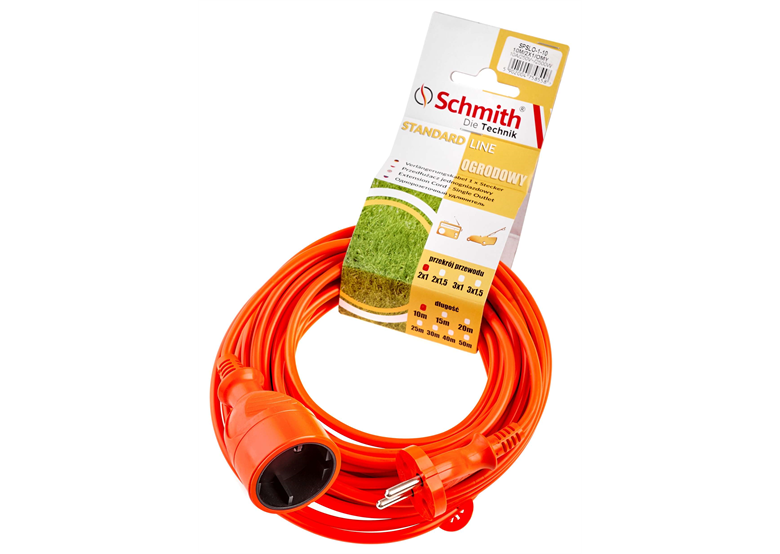 Verlengsnoer 2x1mm, 40m, oranje Schmith SPSLO-1-40