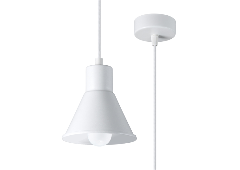 Hanglamp TALEJA 1 wit [E27] Sollux Lighting Crimson