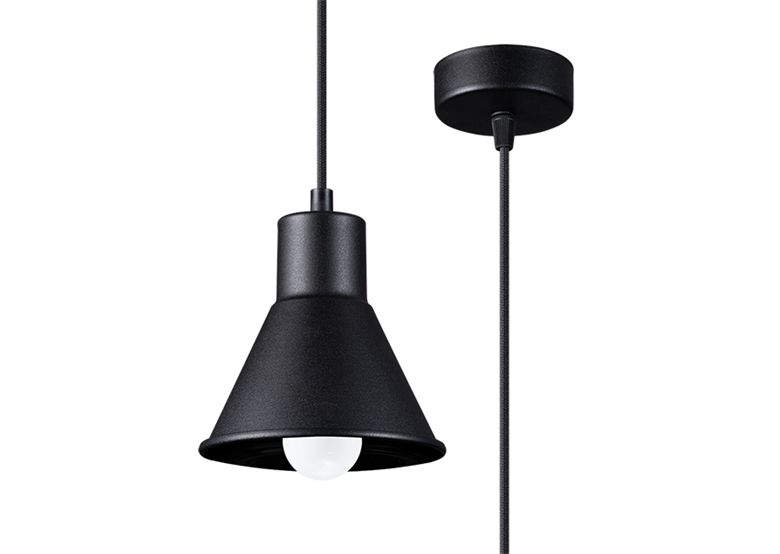 Hanglamp TALEJA 1 zwart [E27] Sollux Lighting Crimson