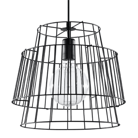 Hanglamp GATE zwart Sollux Lighting Ezio Pescatori