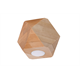 Plafondlamp WOODY 1 naturel hout Sollux Lighting Peach Puff