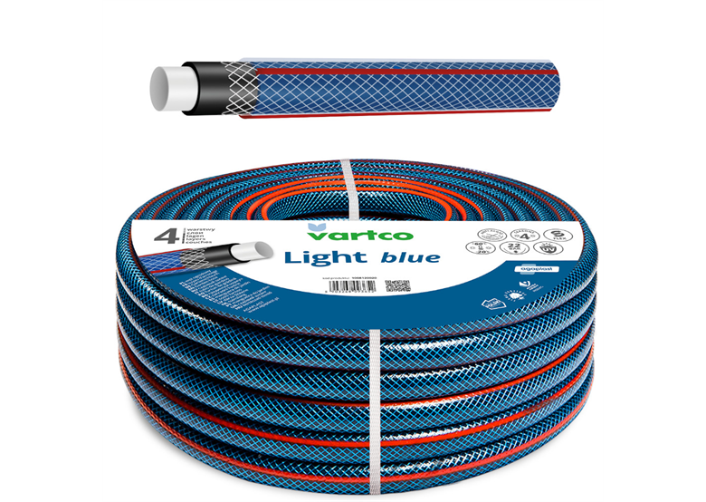 Tuinslang 1/2” 50m 4-laags   Vartco LIGHT BLUE 1008120050