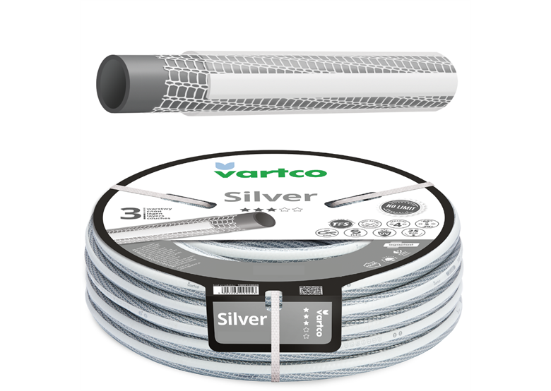 Tuinslang 1” 30m 3-lagig  SILVER TFS Vartco SILVER TFS 1009100030