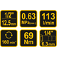 Pneumatische ratel Vorel 81119