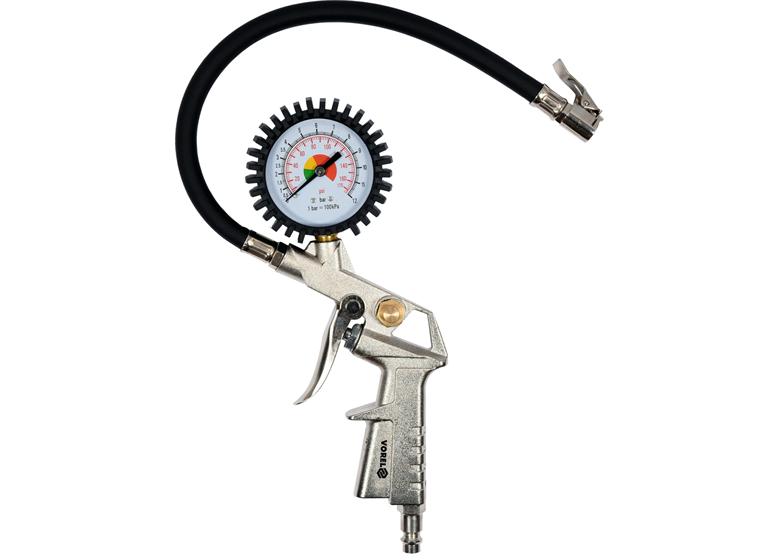 Opblaaspistool met manometer Vorel 81650