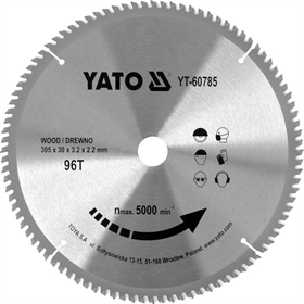 Zaagblad Widia voor hout 305x30mm Yato YT-60785