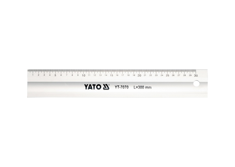 Platte liniaal van aluminium, 300 mm Yato YT-7070